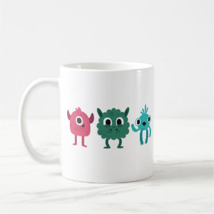 Taza De Café Monstruos de Cute