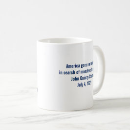 Taza De Café Monstruos de la sociedad de John Quincy Adams para
