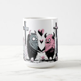 Taza De Café Monstruos enamorados