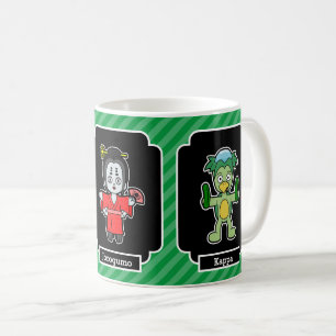Taza De Café Monstruos japoneses: Hitotsume-kozo, Jorogumo, Kap