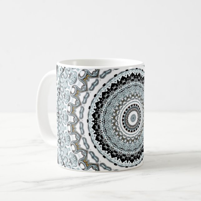 Taza De Café Monstruos mandala 2 (Anverso izquierdo)
