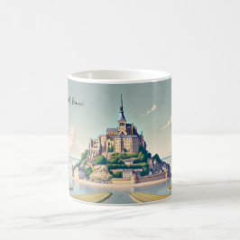 Taza De Café Mont Saint-Michel Francia Normandía