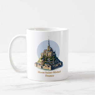 Taza De Café Mont Saint-Michel Normandy Francia