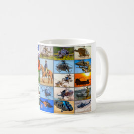 TAZA DE CAFÉ "MONTAJE" DE AVIACIÓN CAVALRY DE ESTADOS UNIDOS