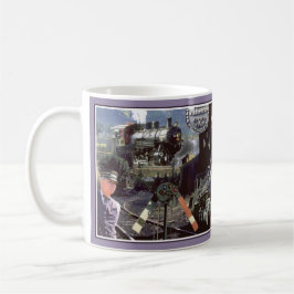 Taza De Café Montaje ferroviario