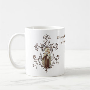 Taza De Café Montaña Católica Carmel Virgen María Jesús