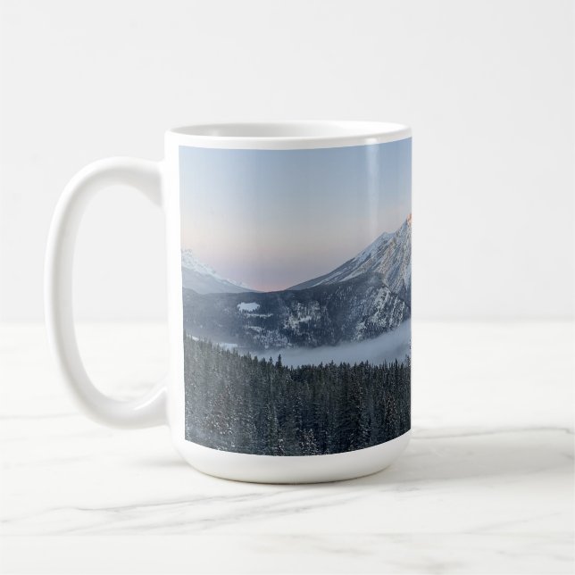 Taza De Café Montaña de cascada, Alberta Classic Mug, 15 oz (Izquierda)