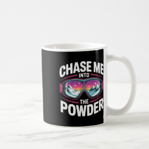 Taza De Café Montaña de esquí para hombres y mujeres. Esquí en
