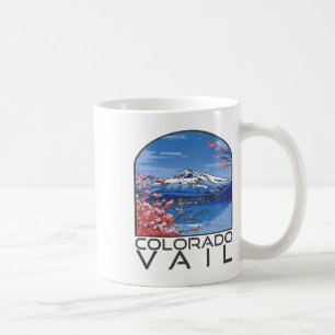 Taza De Café Montaña de nieve Vail Colorado Vacaciones de invie