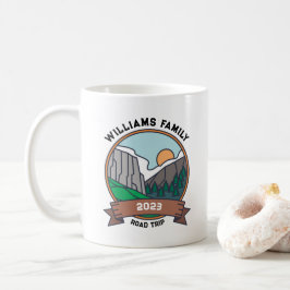 Taza De Café Montaña de viaje por carretera de Reunión de Famil