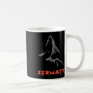 Taza De Café Montaña En Zermatt, Valais, Suiza