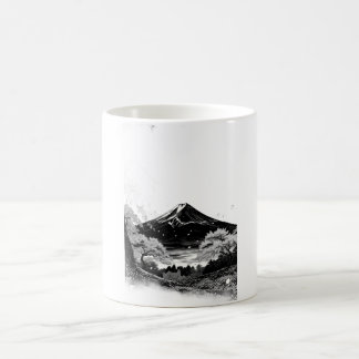 Taza De Café montaña japonesa