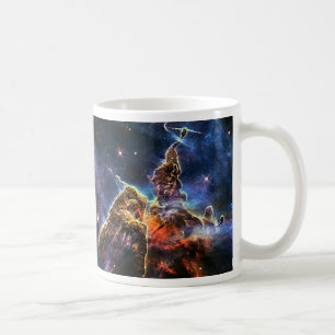 Taza De Café Montaña mística en la NASA del espacio