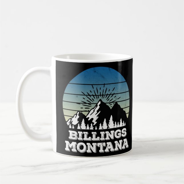 Taza De Café Montaña Montana de Billings de época (Izquierda)