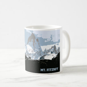 Taza De Café Montaña Mount Fitzroy, Patagonia, Argentina