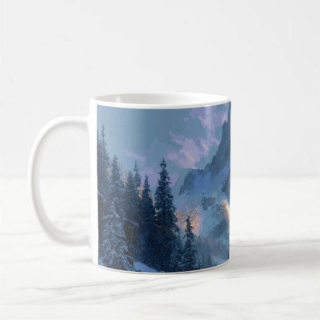 Taza De Café Montaña nevada (Izquierda)