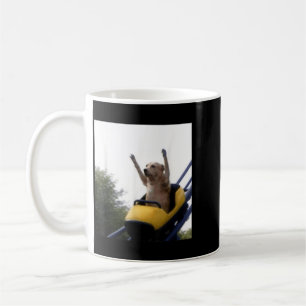Taza De Café Montaña Rusa Perro Labrador Meme Divertido