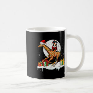 Taza De Café Montaña Santa Entlebucher Riding Giraffe Christma
