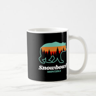 Taza De Café Montana Snowbowl Esquí Snowboard Bear