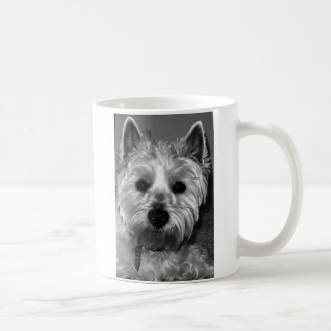 Taza De Café Montaña Terrier blanco del oeste (Derecha)