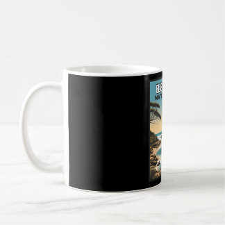 Taza De Café Montañas azules � el infinito horizonte de Austral