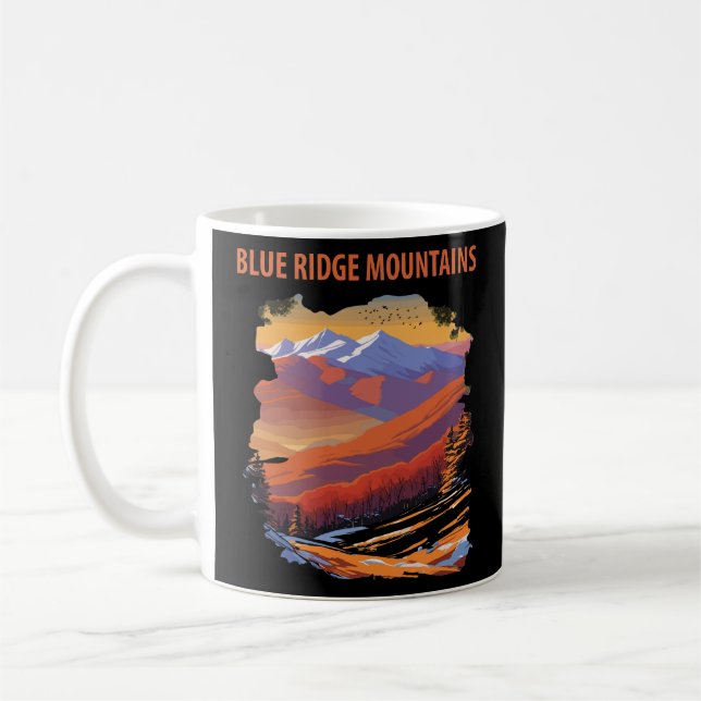 Taza De Café Montañas Blue Ridge (Izquierda)