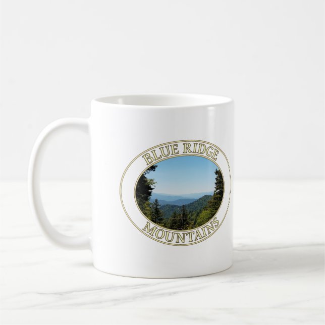 Taza De Café Montañas Blue Ridge en Carolina del Norte Occident (Izquierda)