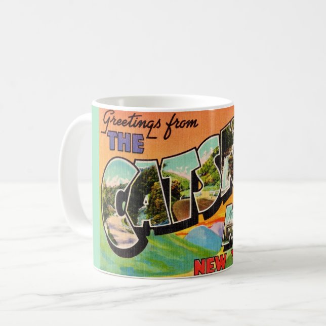 Taza De Café Montañas Catskill antiguas  (Anverso izquierdo)