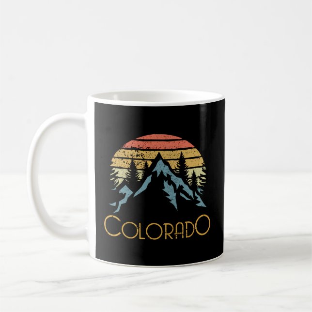 Taza De Café Montañas Colorado Aventura al Aire Libre (Izquierda)