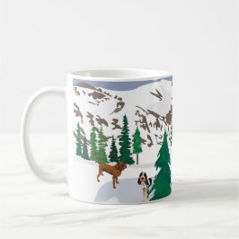 Taza De Café Montañas Coonhound