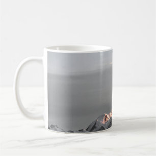 TAZA DE CAFÉ MONTAÑAS CUBIERTAS DE NIEVE