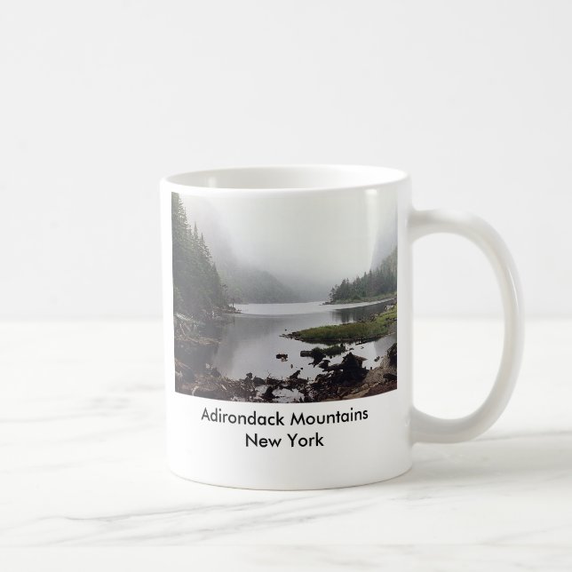 Taza De Café Montañas de Adirondack (Derecha)