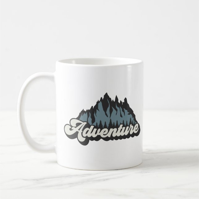 Taza De Café Montañas de aventura (Izquierda)