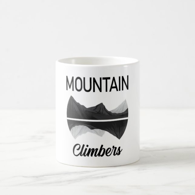 Taza De Café Montañas de la Roca Escalada Senderismo Escalar Re (Centro)