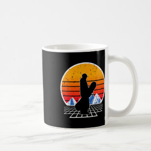 Taza De Café Montañas de los años 80: Geometría Snowboard Snowb