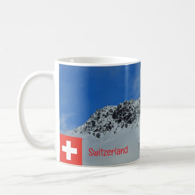Taza De Café montañas de Suiza (Izquierda)