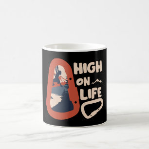 Taza De Café Montañas del alpinismo muy altas en la vida
