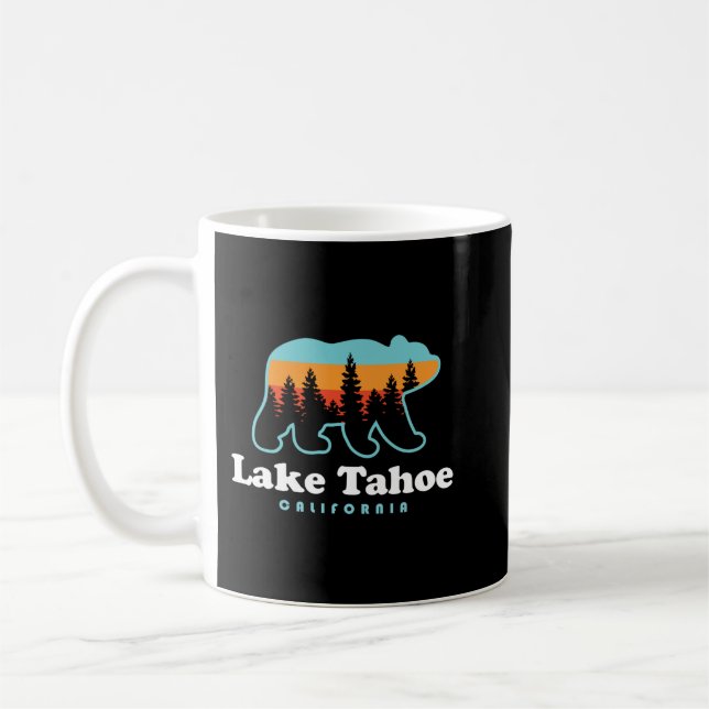 Taza De Café Montañas del Oso de California en el Lago Tahoe Se (Izquierda)