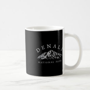 Taza De Café Montañas del Parque Nacional Denali Retro Vintage