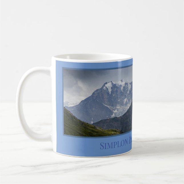 Taza De Café Montañas del paso de sencillos, Suiza (Izquierda)