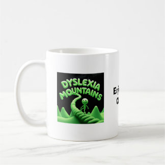 Taza De Café Montañas Dyslexia - Disfruta de la Escalada