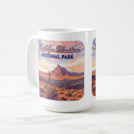 Taza De Café Montañas Guadalupe Parque Nacional El Capitan Texa