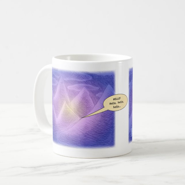 Taza De Café Montañas mágicas Café Mug (Anverso izquierdo)