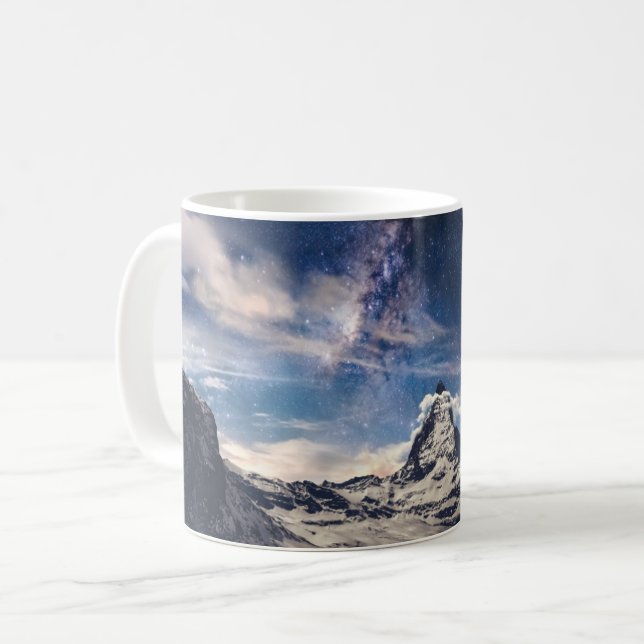 Taza De Café Montañas | Matterhorn Zermatt Suiza (Anverso izquierdo)