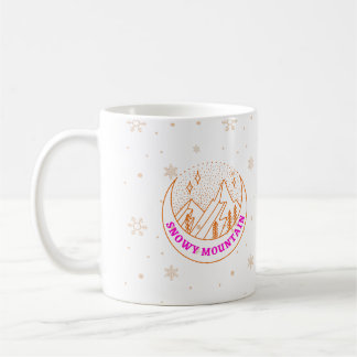 Taza De Café Montañas nevadas