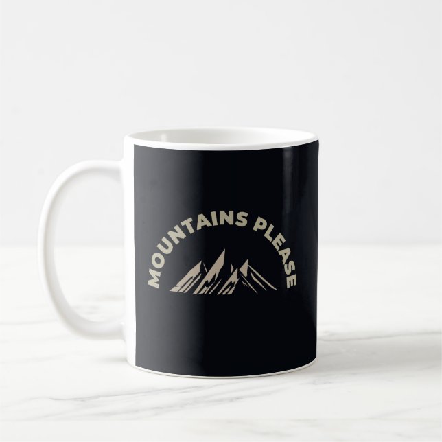 Taza De Café Montañas, por favor (Izquierda)