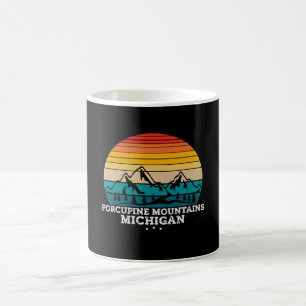 TAZA DE CAFÉ MONTAÑAS PORCUPINAS MICHIGAN