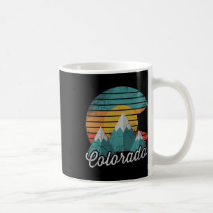 Taza De Café Montañas Retro Colorado Hogar Amor Vacaciones fami