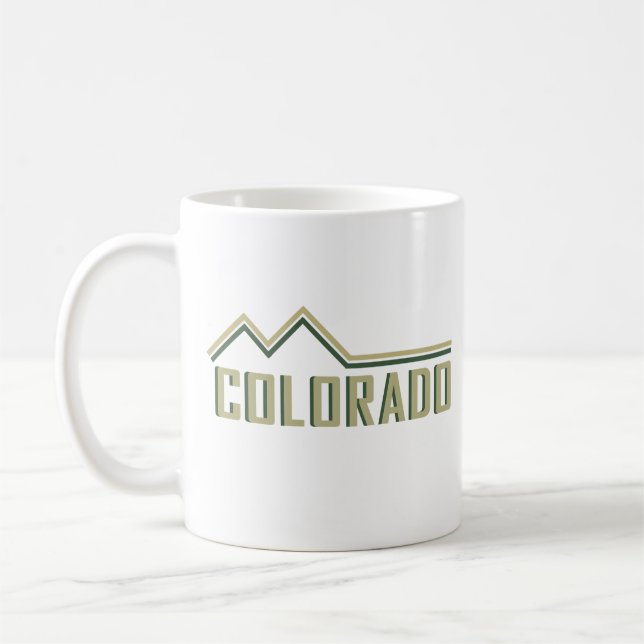 Taza De Café Montañas Rocosas Colorado (Izquierda)