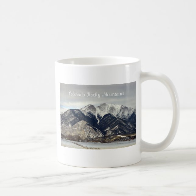 Taza De Café Montañas Rocosas, Colorado (Derecha)
